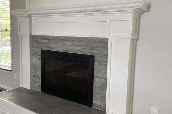 What Material to Use for Light Colored Fireplace Hearth Slab