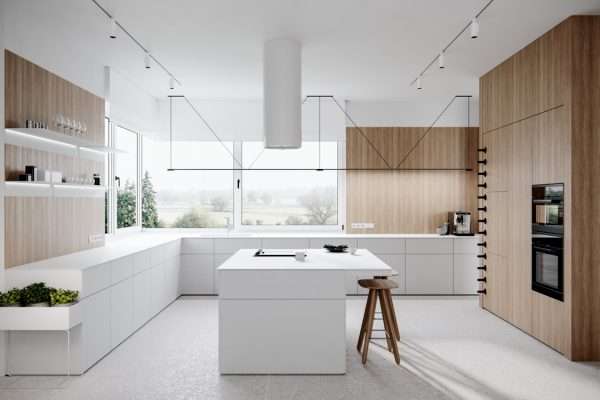 L Shaped Kitchen With Island