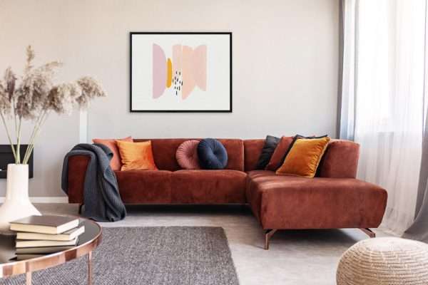 A Luxury Living Room Design Bathing In Natural Light - Beautiful